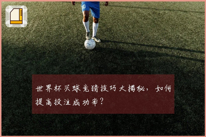 世界杯买球竞猜技巧大揭秘，如何提高投注成功率？
